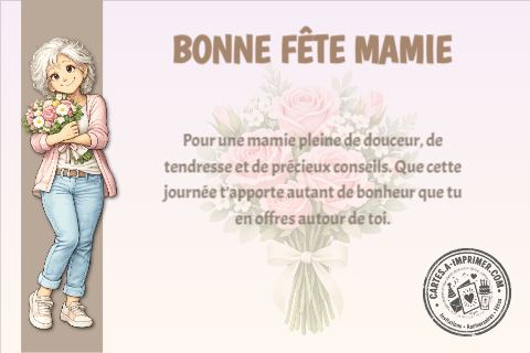 Bonne fête Mamie