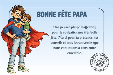 Bonne fête Papa