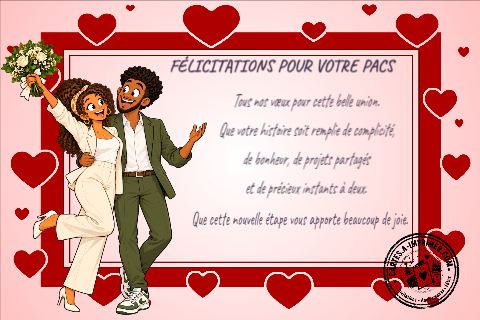 Félicitations pour votre PACS
